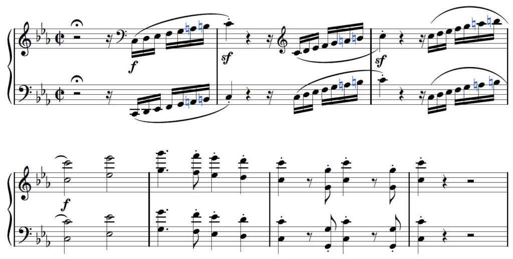 Excerpt: Beethoven Piano Concerto No. 3, Op. 37 in C Minor, 1st mv.