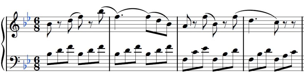 Excerpt: Mozart Piano Concerto No. 27 K.595 in B Flat Major, 3rd mv.